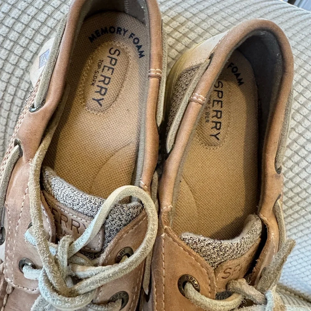 Sperry‎ Women's Tan Boat Shoes, Size 8.5